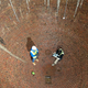 MOLA archaeologists inside the ice house.